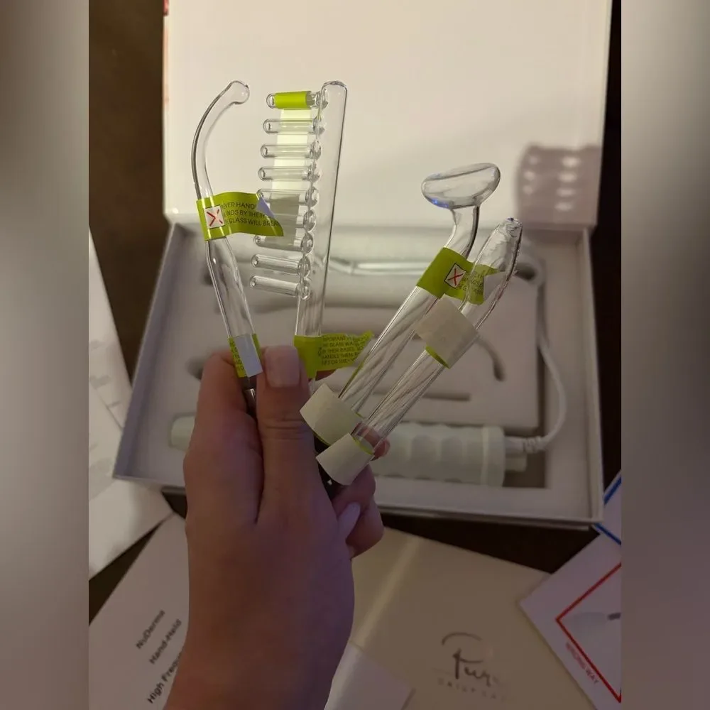 Pure Daily Care NuDerma Hand-Held High Frequency Device White for Face